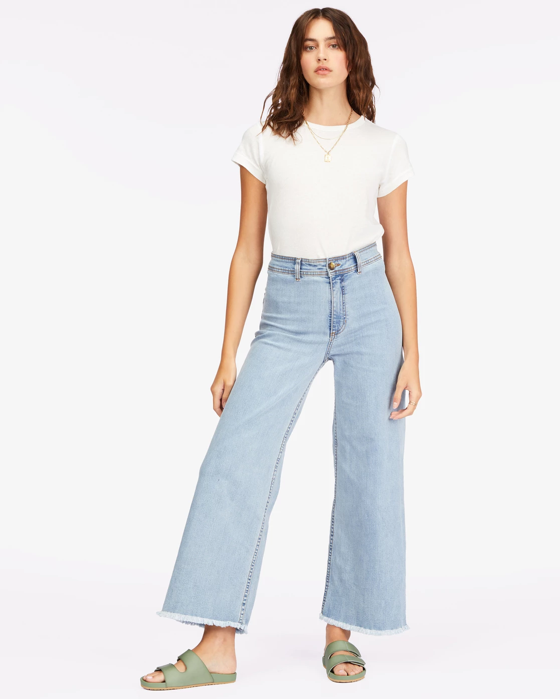 Billabong Free Fall Indigo Wide-Leg Jeans SWEET BLUE (bka0) 2 Billabong Free Fall Indigo Wide-Leg Jeans SWEET BLUE (bka0) - Image 2