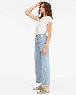 Billabong Free Fall Indigo Wide-Leg Jeans SWEET BLUE (bka0) -billabong shop abjdp00113 billabongw bka0 sd1 2