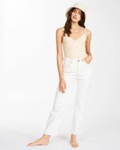 Billabong Cheeky Denim Pants NATURAL (nat) 11 Billabong Cheeky Denim Pants NATURAL (nat) -billabong shop abjdp00128 billabongw nat frt1 1