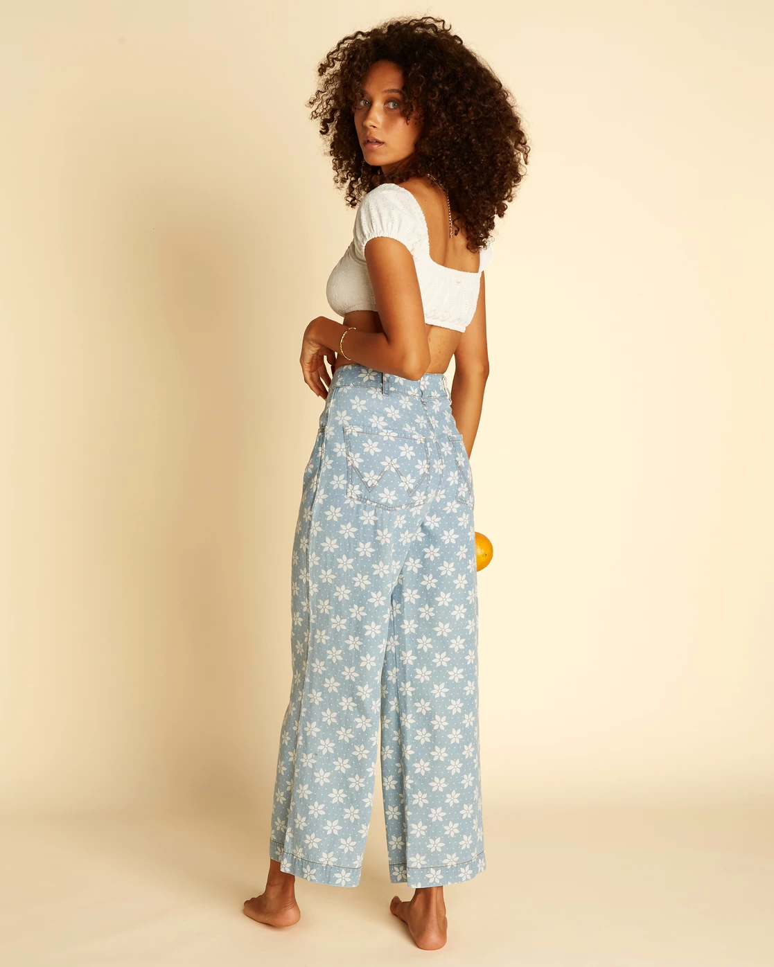 Billabong Wrangler Perfect Pair High-Waisted Pants RODEO BLUE (bgb0) 2 Billabong Wrangler Perfect Pair High-Waisted Pants RODEO BLUE (bgb0) - Image 2