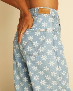 Billabong Wrangler Perfect Pair High-Waisted Pants RODEO BLUE (bgb0) 9 Billabong Wrangler Perfect Pair High-Waisted Pants RODEO BLUE (bgb0) -billabong shop abjdp00131 billabongw bgb0 dtl1