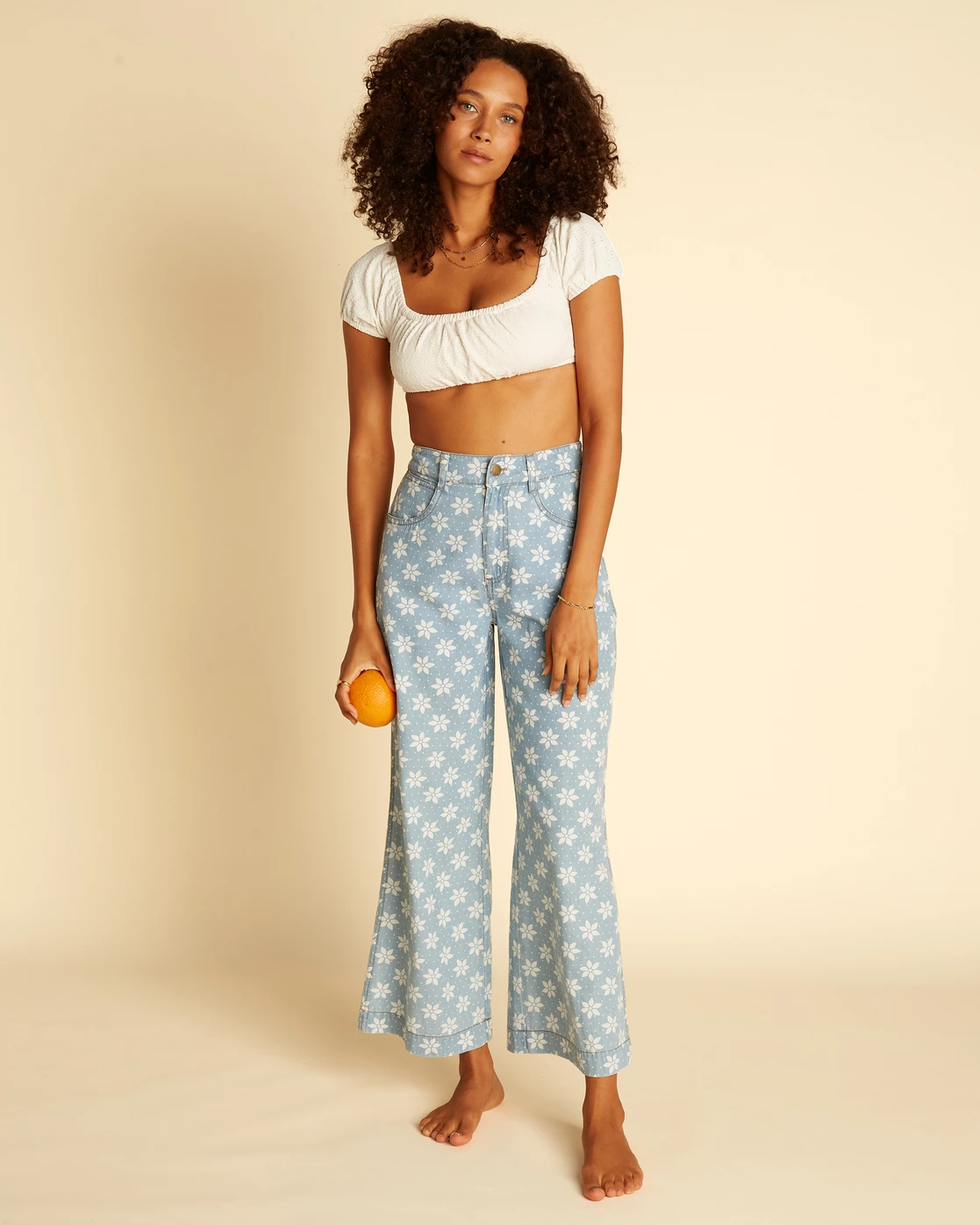 Billabong Wrangler Perfect Pair High-Waisted Pants RODEO BLUE (bgb0) 5 Billabong Wrangler Perfect Pair High-Waisted Pants RODEO BLUE (bgb0) - Image 5
