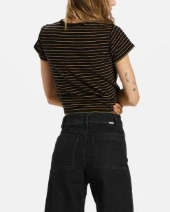 Billabong Free Fall Wide-Leg Pants BLACK -billabong shop abjdp00141 billabongw blk dtl2