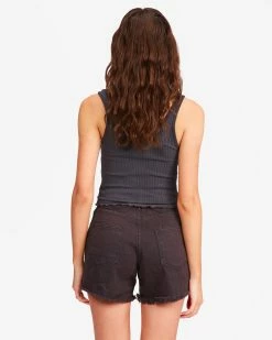 Billabong How Bout That Denim Shorts OFF BLACK (ofb) 8 Billabong How Bout That Denim Shorts OFF BLACK (ofb) -billabong shop abjds00105 billabongw ofb bck1