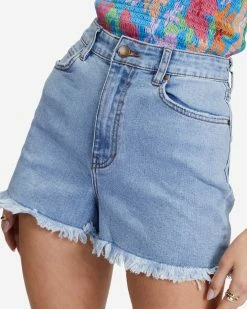 Billabong So Cheeky Denim Shorts SWEET BLUE (bka0) -billabong shop abjds00111 billabongw bka0 dtl1