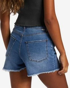 Billabong So Cheeky Denim Shorts DARK DENIM (brqw) 10 Billabong So Cheeky Denim Shorts DARK DENIM (brqw) -billabong shop abjds00111 billabongw brqw dtl3