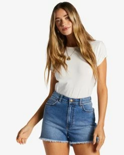 Billabong So Cheeky Denim Shorts DARK DENIM (brqw) 11 Billabong So Cheeky Denim Shorts DARK DENIM (brqw) -billabong shop abjds00111 billabongw brqw frt1 1