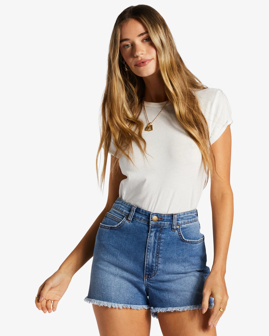 Billabong So Cheeky Denim Shorts DARK DENIM (brqw) 1 Billabong So Cheeky Denim Shorts DARK DENIM (brqw)