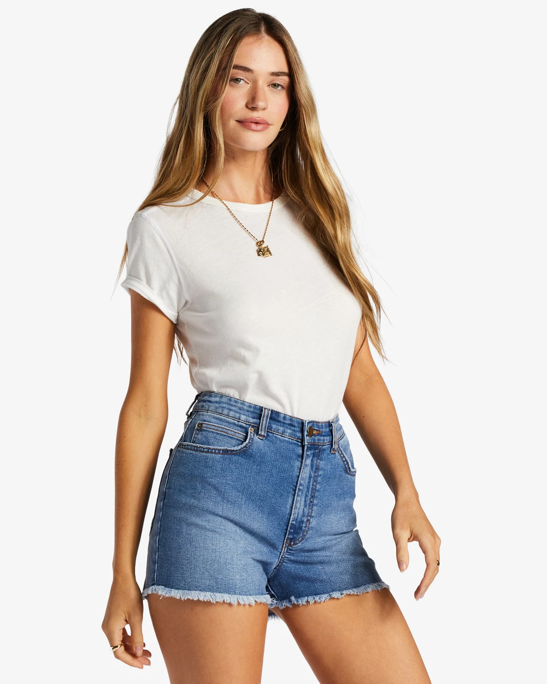 Billabong So Cheeky Denim Shorts DARK DENIM (brqw) 2 Billabong So Cheeky Denim Shorts DARK DENIM (brqw) - Image 2