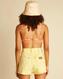 Billabong Wrangler Showdown Denim Shorts SOL RIDER (yza0) -billabong shop abjds00115 billabongw yza0 bck1