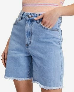 Billabong Long Time Denim Shorts SWEET BLUE (bka0) 9 Billabong Long Time Denim Shorts SWEET BLUE (bka0) -billabong shop abjds00121 billabongw bka0 dtl1