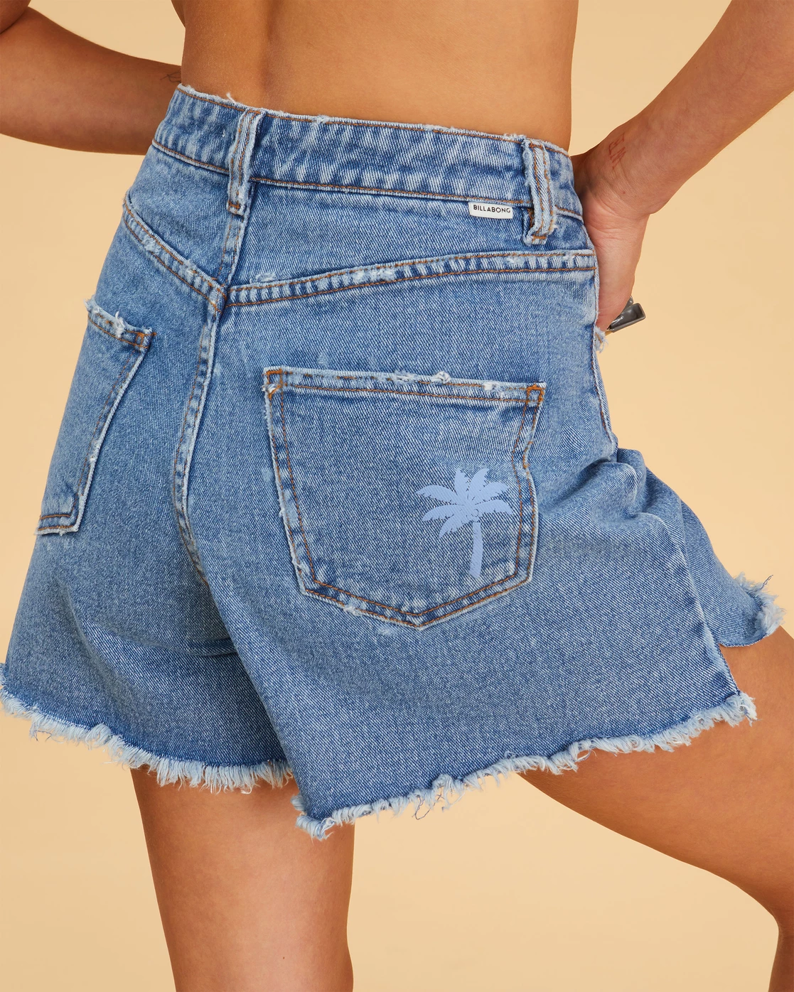 Billabong Salty Blonde So Vibey Denim Shorts SALTY BLUE (syl) 5 Billabong Salty Blonde So Vibey Denim Shorts SALTY BLUE (syl) - Image 5