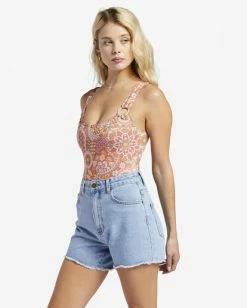 Billabong X Smiley Smile At Ya Denim Shorts SMILEY WASH (gep0) -billabong shop abjds00137 billabongw gep0 sd1 1