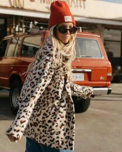 Billabong Fairbanks Button-Up Teddy Bear Jacket SWEET CHOCOLATE (cnn0) -billabong shop abjft00187 billabongl cnn0 frt1 1