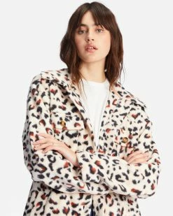 Billabong Fairbanks Button-Up Teddy Bear Jacket SWEET CHOCOLATE (cnn0) -billabong shop abjft00187 billabongw cnn0 dtl1