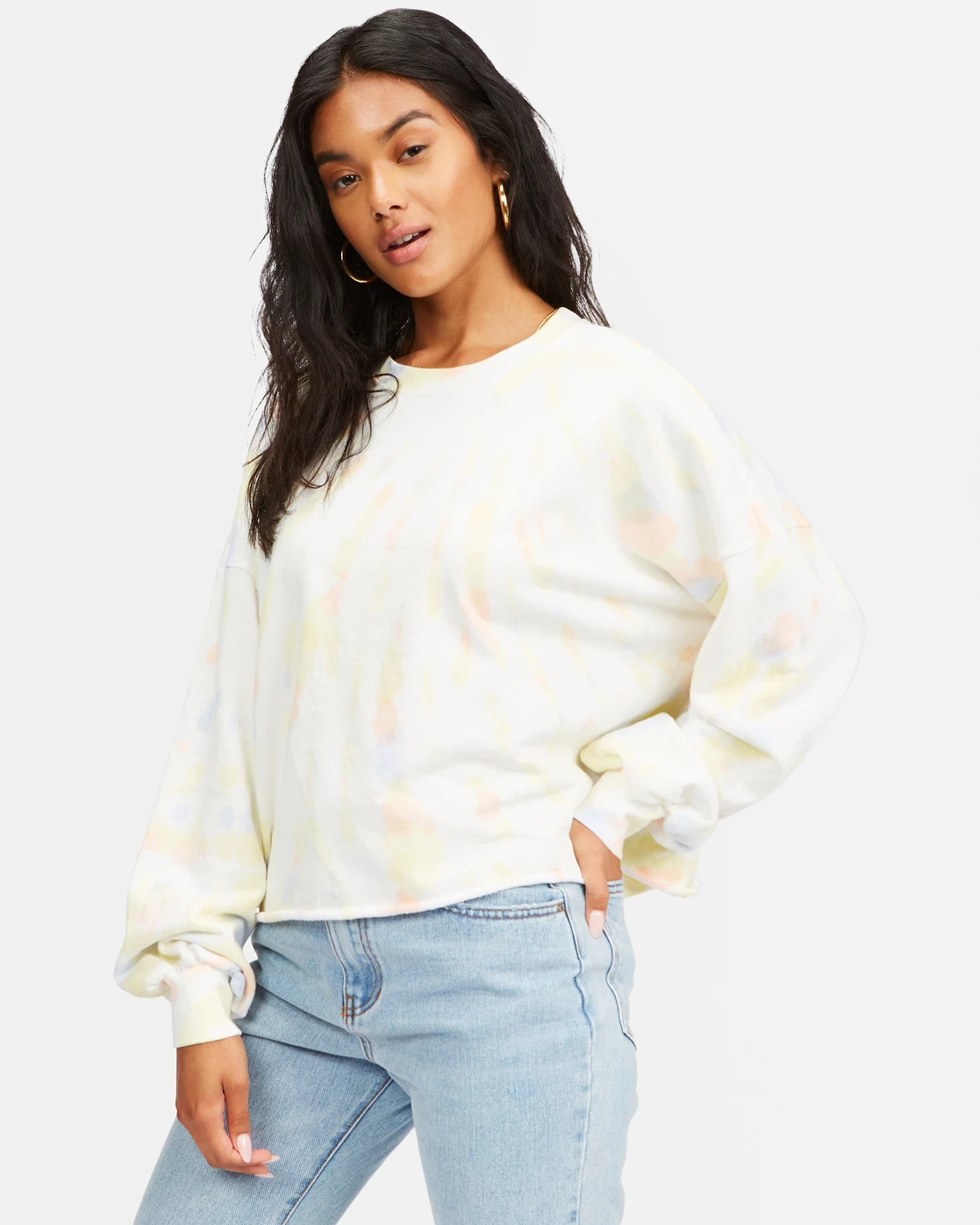 Billabong Dreamy Hues Crewneck Sweatshirt MULTI (mul) 2 Billabong Dreamy Hues Crewneck Sweatshirt MULTI (mul) - Image 2