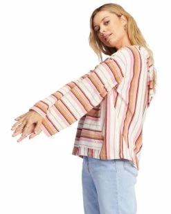 Billabong Baja Sands Pullover Hoodie ANTIQUE WHITE (anw) -billabong shop abjft00221 billabongw anw sd1 1