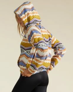 Billabong A/Div Go Outdoors Pullover Fleece Hoodie MULTI 1 (mul1) -billabong shop abjft00247 billabongw mul1 bck2 1