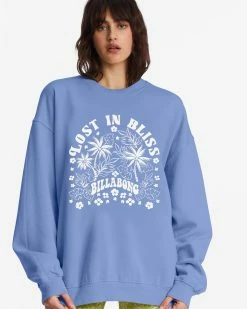 Billabong Ride In Oversized Crewneck Sweatshirt GOOD TIDES (phv0) -billabong shop abjft00281 billabongw phv0 dtl1