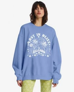 Billabong Ride In Oversized Crewneck Sweatshirt GOOD TIDES (phv0) -billabong shop abjft00281 billabongw phv0 frt1 1