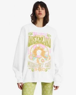 Billabong Ride In Oversized Crewneck Sweatshirt SALT CRYSTAL 3 (wza0) -billabong shop abjft00281 billabongw wza0 frt1 3