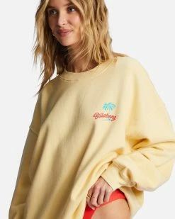 Billabong Ride In Oversized Crewneck Sweatshirt SOL RISE (yer0) 10 Billabong Ride In Oversized Crewneck Sweatshirt SOL RISE (yer0) -billabong shop abjft00281 billabongw yer0 dtl1