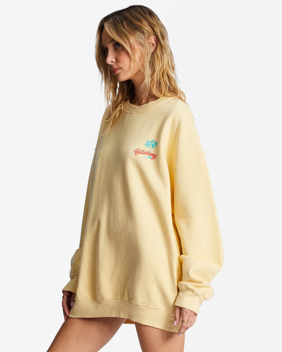 Billabong Ride In Oversized Crewneck Sweatshirt SOL RISE (yer0) 3 Billabong Ride In Oversized Crewneck Sweatshirt SOL RISE (yer0) - Image 3