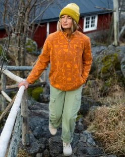 Billabong A/Div Boundary Mock 3 Half-Zip Pullover Sweatshirt ADOBE (ado)