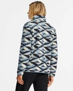 Billabong A/Div Boundary Mock 3 Half-Zip Pullover Sweatshirt BLUE HORIZON (bkf0) 10 Billabong A/Div Boundary Mock 3 Half-Zip Pullover Sweatshirt BLUE HORIZON (bkf0) -billabong shop abjft00287 billabongw bkf0 bck1 1