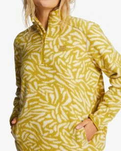 Billabong A/Div Boundary Mock 3 Half-Zip Pullover Sweatshirt FRESH MOSS (gmg0) -billabong shop abjft00287 billabongw gmg0 dtl1 1