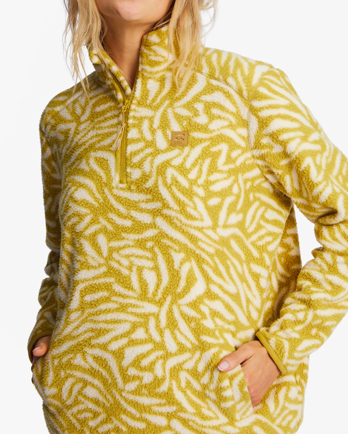 Billabong A/Div Boundary Mock 3 Half-Zip Pullover Sweatshirt FRESH MOSS (gmg0) 5 Billabong A/Div Boundary Mock 3 Half-Zip Pullover Sweatshirt FRESH MOSS (gmg0) - Image 5