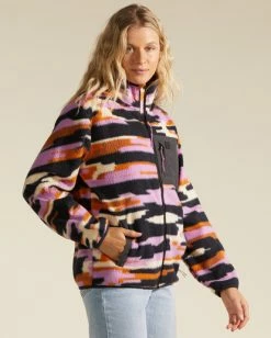Billabong A/Div Switchback Full Zip 2 Zip-Up Jacket BLACK MULTI (bml) -billabong shop abjft00290 billabongw bml sd1 1