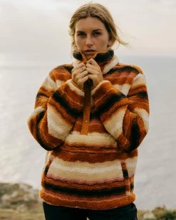 Billabong A/Div Switchback Pullover Mock Neck Sweatshirt BONE (bon)