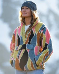 Billabong A/Div Switchback Pullover Mock Neck Sweatshirt MULTI 2 (mul2)