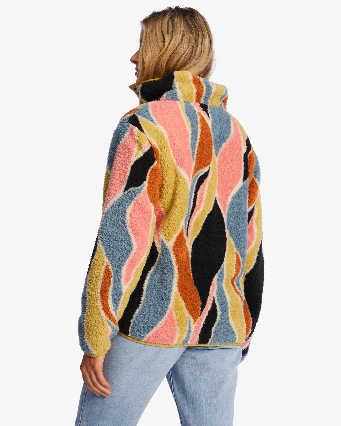 Billabong A/Div Switchback Pullover Mock Neck Sweatshirt MULTI 2 (mul2) 4 Billabong A/Div Switchback Pullover Mock Neck Sweatshirt MULTI 2 (mul2) - Image 4