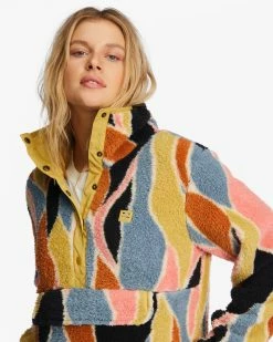 Billabong A/Div Switchback Pullover Mock Neck Sweatshirt MULTI 2 (mul2) -billabong shop abjft00291 billabongw mul2 dtl1