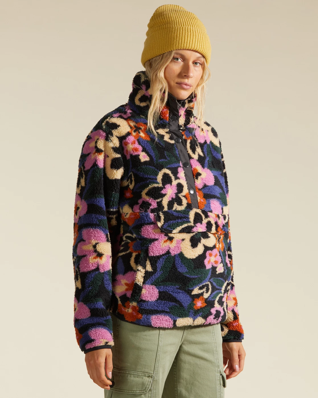 Billabong A/Div Switchback Pullover Mock Neck Sweatshirt MULTI (mul) 2 Billabong A/Div Switchback Pullover Mock Neck Sweatshirt MULTI (mul) - Image 2
