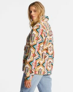 Billabong A/Div Switchback Pullover Mock Neck Sweatshirt OLIVE IT (tjr0) -billabong shop abjft00291 billabongw tjr0 bck1 1