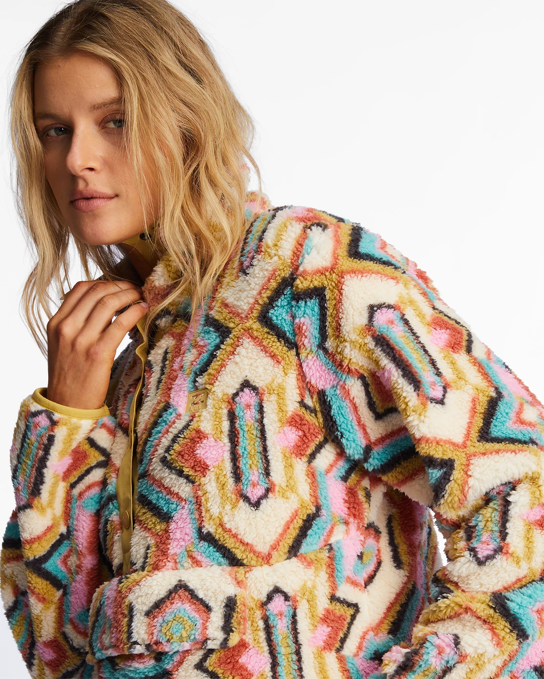 Billabong A/Div Switchback Pullover Mock Neck Sweatshirt OLIVE IT (tjr0) 4 Billabong A/Div Switchback Pullover Mock Neck Sweatshirt OLIVE IT (tjr0) - Image 4