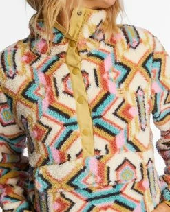 Billabong A/Div Switchback Pullover Mock Neck Sweatshirt OLIVE IT (tjr0) -billabong shop abjft00291 billabongw tjr0 dtl2 1