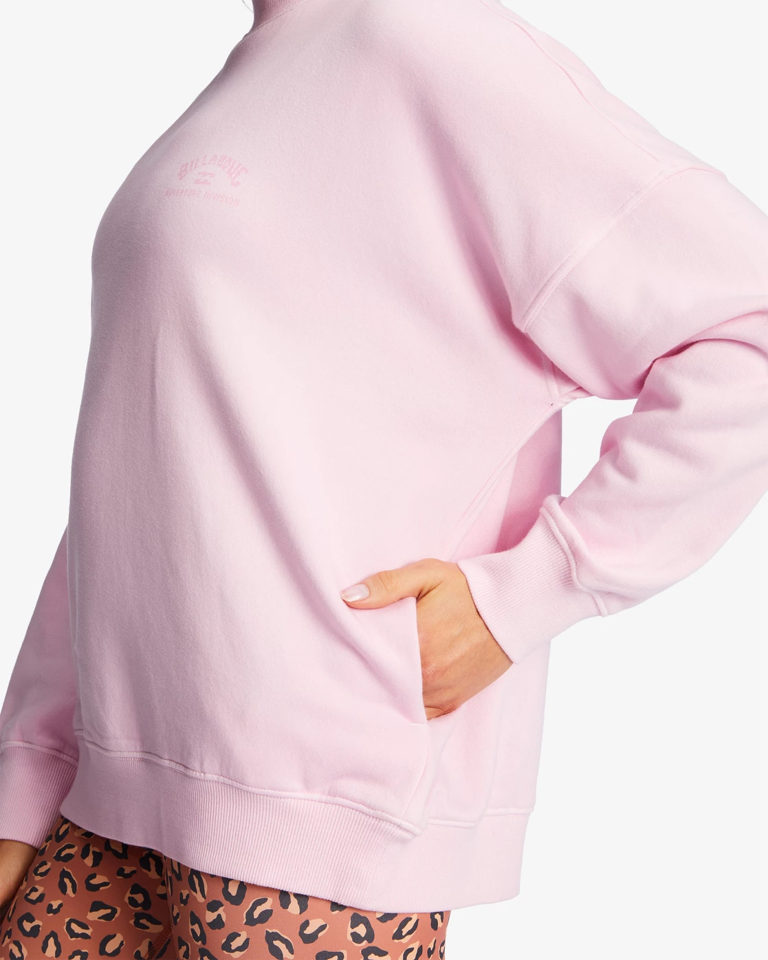 Billabong A/Div Canyon Mock Neck Sweatshirt PINK TRAILS (mgr0) 5 Billabong A/Div Canyon Mock Neck Sweatshirt PINK TRAILS (mgr0) - Image 5