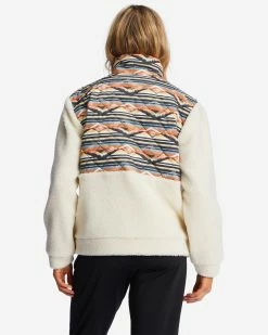 Billabong A/Div Hidden Trails Zip-Up Jacket WHITE CAP (wcp) -billabong shop abjft00294 billabongw wcp bck1
