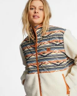 Billabong A/Div Hidden Trails Zip-Up Jacket WHITE CAP (wcp) -billabong shop abjft00294 billabongw wcp dtl1