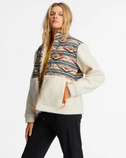 Billabong A/Div Hidden Trails Zip-Up Jacket WHITE CAP (wcp) -billabong shop abjft00294 billabongw wcp sd1