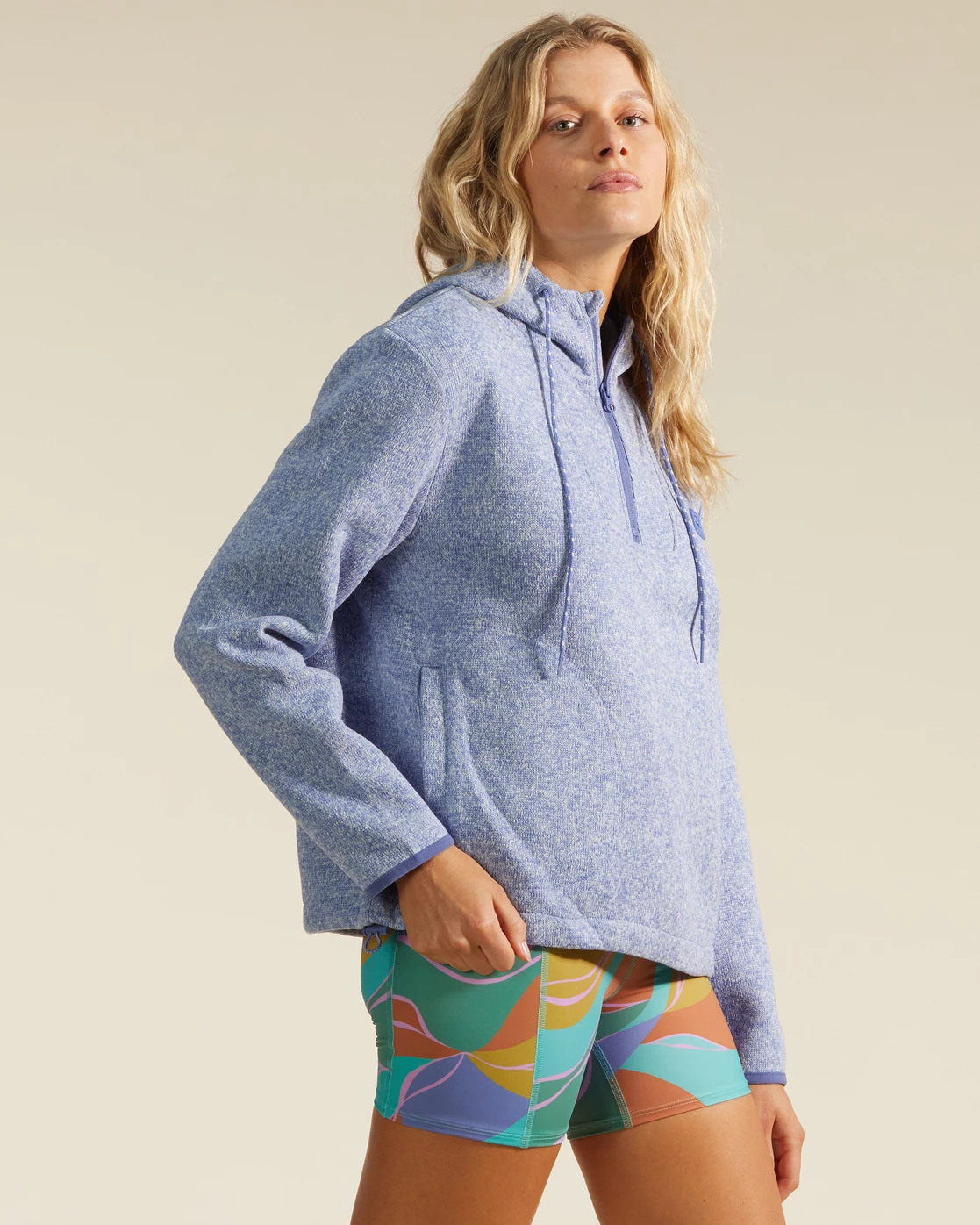 Billabong A/Div Highway Half-Zip Hoodie BLUE MOUNTAIN (pmk0) 2 Billabong A/Div Highway Half-Zip Hoodie BLUE MOUNTAIN (pmk0) - Image 2