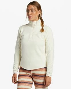 Billabong A/Div On The Slopes Half-Zip Mock Neck Fleece Pullover FRESH POWDER (wcl0) -billabong shop abjft00298 billabongw wcl0 sd1 1