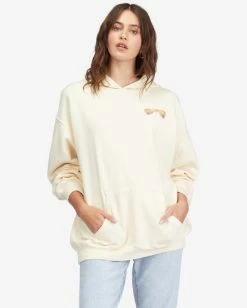 Billabong Ride Out Oversized Hoodie ANTIQUE WHITE (anw) -billabong shop abjft00325 billabongw anw frt1 3