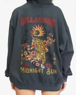 Billabong Ride Out Oversized Hoodie OFF BLACK (ofb) -billabong shop abjft00325 billabongw ofb dtl1
