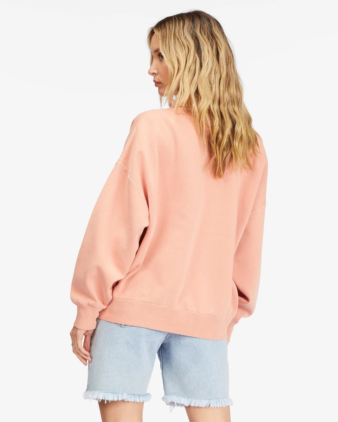 Billabong Lost Time Pullover Sweatshirt STONE ROSE (sne) 3 Billabong Lost Time Pullover Sweatshirt STONE ROSE (sne) - Image 3