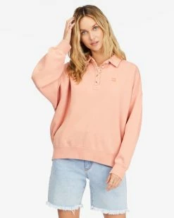 Billabong Lost Time Pullover Sweatshirt STONE ROSE (sne) 9 Billabong Lost Time Pullover Sweatshirt STONE ROSE (sne) -billabong shop abjft00331 billabongw sne frt1 1
